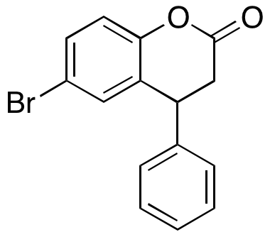 6-Bromo-3,4-dihydro-4-phenyl-2H-1-benzopyran-2-one