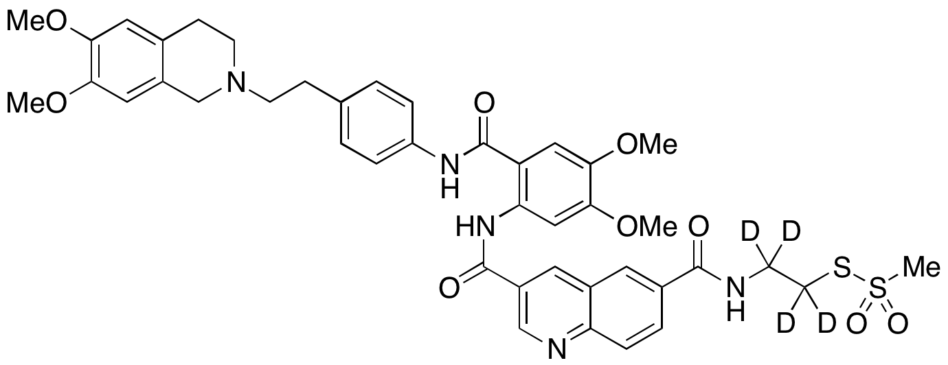6-Carboxy Tariquidar MTSEA Amide-d4