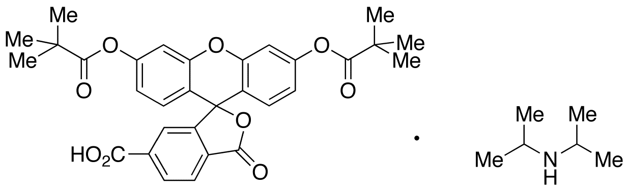 6-Carboxyfluorescein 3’,6’-Dipivaloyl N-(1-Methylethyl)-2-propanamine