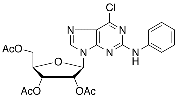 6-Chloro-N-phenyl-9-(2,3,5-tri-O-acetyl-β-D-ribofuranosyl)-9H-purin-2-amine
