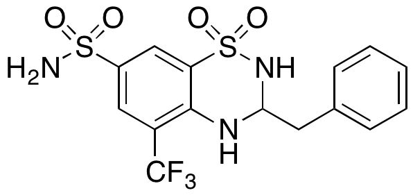 6-Destrifluoromethyl-5-trifluoromethyl Bendroflumethiazide (Impurity)