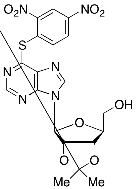 6-S-(2,4-Dinitrophenyl)-2’,3’-O-(1-methylethylidene)-6-thioinosine