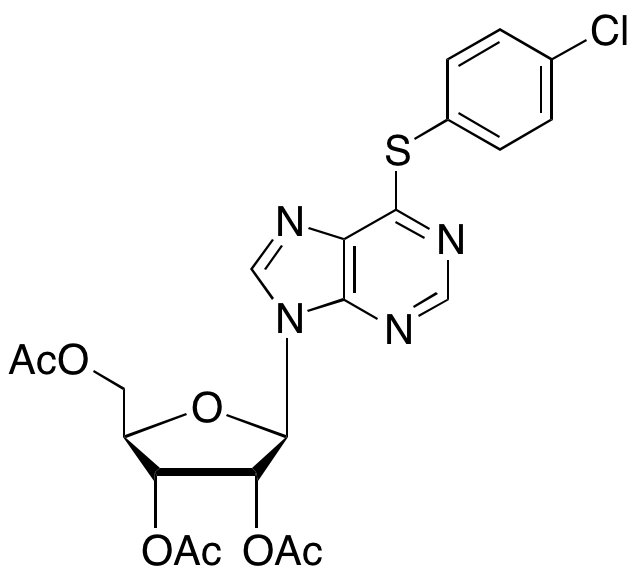 6-S-(4-Chlorophenyl)-6-thio-inosine 2’,3’,5’-Triacetate