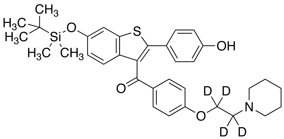 6-tert-Butyldimethylsilyl-4’-hydroxy Raloxifene-d4