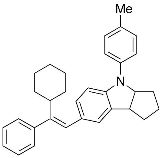 7-(2,2-Diphenylvinyl)-1,2,3,3a,4,8b-hexahydro-4-(4-methylphenyl)-cyclopent[b]indole