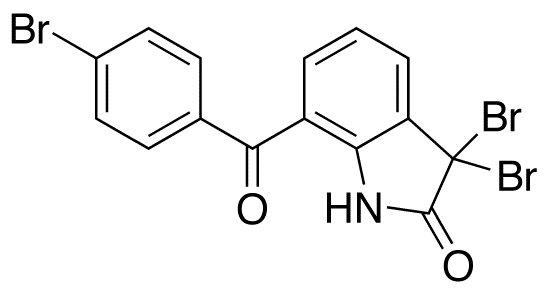 7-(4-Bromobenzoyl)-3,3-dibromo-1,3-dihydro-2H-indol-2-one