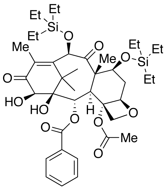7,10-Bis-O-triethylsilyl-10-deacetyl-14β-hydroxy-13-oxo Baccatin III