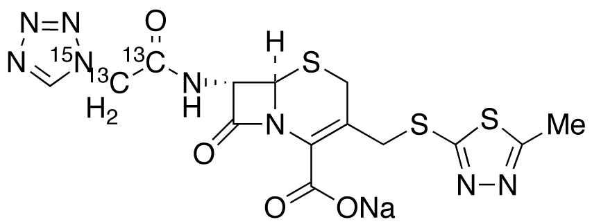 7-epi-Cefazolin-13C2,15N  Sodium Salt