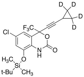 8-(tert-Butyldimethylsilyloxy) 8-Hydroxy Efavirenz-d4