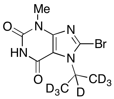 8-Bromo-3,7-dihydro-3-methyl-7-(1-methylethyl)-1H-purine-2,6-dione-d7