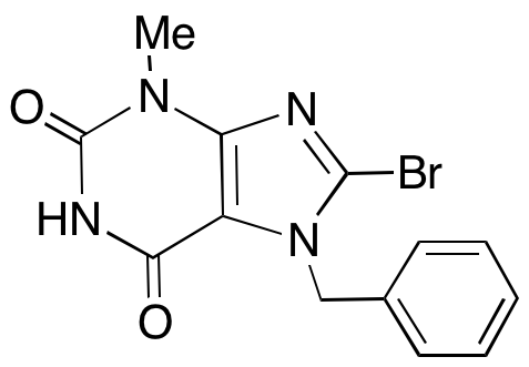 8-Bromo-3,7-dihydro-3-methyl-7-(phenylmethyl)-1H-purine-2,6-dione
