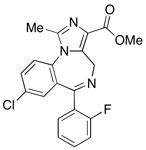 8-Chloro-6-(2-fluorophenyl)-1-methyl-4H-imidazo[1,5-a][1,4]benzodiazepine-3-carboxylic Acid Methyl Ester
