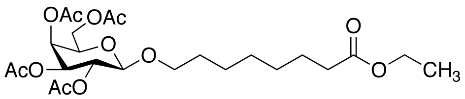 8-Ethoxycarbonyloctanoyl-2’,3’,4’,6-tetra-O-acetyl-β-D-galactopyranoside