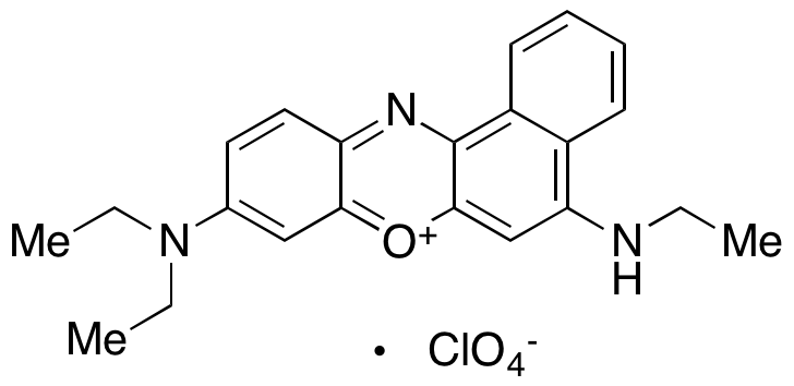 9-(Diethylamino)-5-(ethylamino)benzo[a]phenoxazin-7-ium Perchlorate