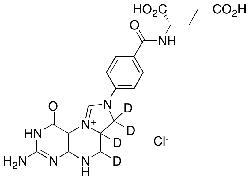 9,10-Dehydro Folitixorin-(Imidazo-pteridin-d4) Chloride