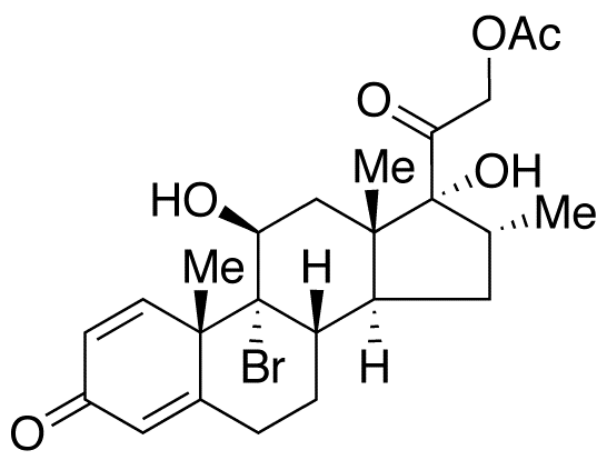 9-Bromo-11β,17,21-trihydroxy-16α-methyl-pregna-1,4-diene-3,20-dione 21-Acetate