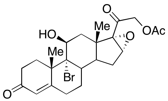 9-Bromo-16α,17α-epoxycorticosterone 21-Acetate