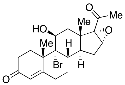 9-Bromo-16α,17-epoxy-11β-hydroxyprogesterone