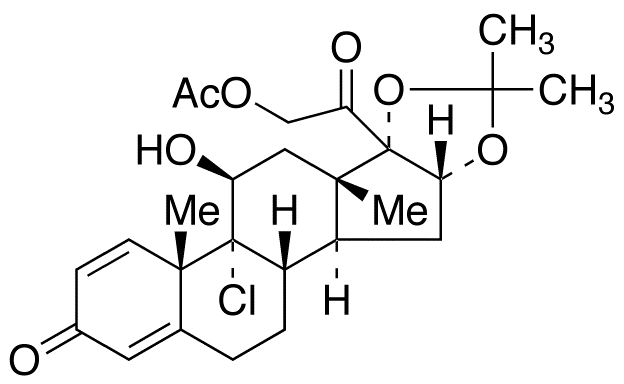 9-Chloro Triamcinolone Acetonide 21-Acetate