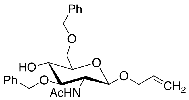Allyl 2-(Acetylamino)-2-deoxy-3,6-bis-O-benzyl-β-D-glucopyranoside