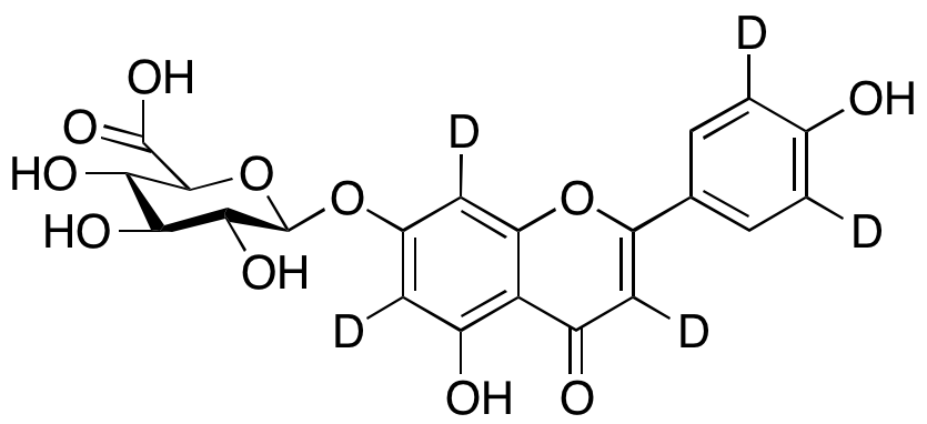 Apigenin-d5 7-Glucuronide