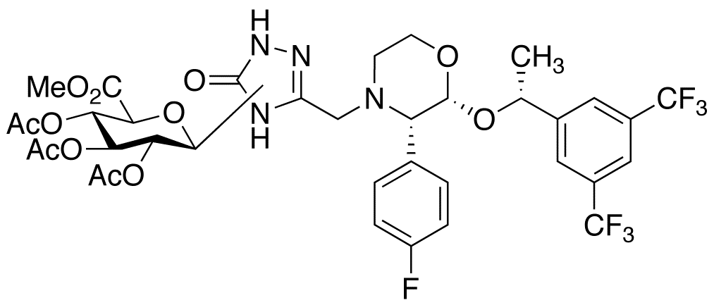 Aprepitant 2,3,4-Tri-O-acetyl-β-Glucuronide Methyl Ester