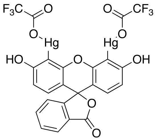 Bis(2,2,2-trifluoroacetato-κO)di-mercury Fluorescein