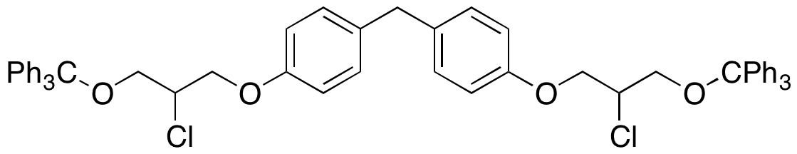 Bis(4-(2-chloro-3-(trityloxy)propoxy)phenyl)methane