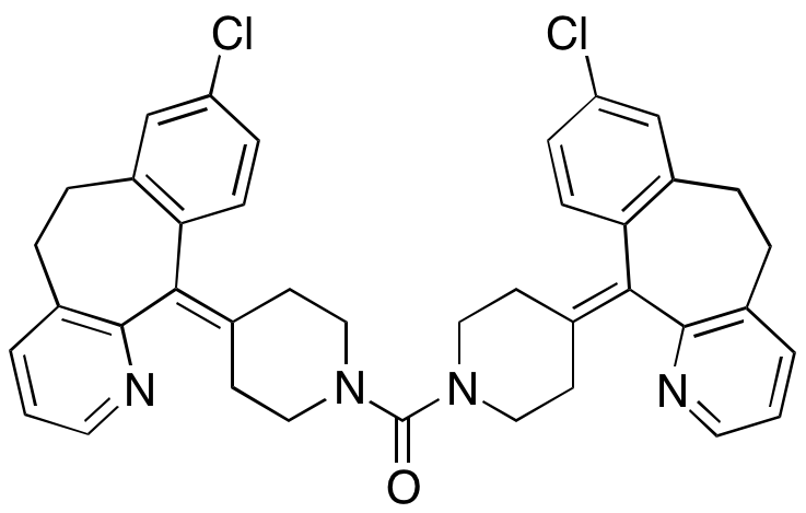 Bis(4-(8-chloro-5H-benzo[5,6]cyclohepta[1,2-b]pyridin-11(6H)-ylidene)piperidin-1-yl)methanone