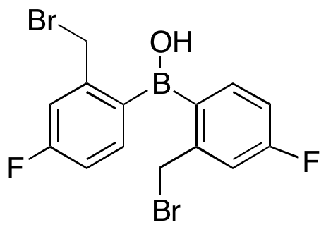 Bis(4-fluoro-2-bromomethylphenyl)borinic Acid