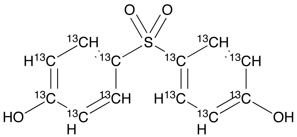 Bis(4-hydroxyphenyl) Sulfone -13C12