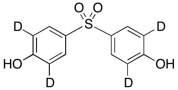 Bis(4-hydroxyphenyl) Sulfone (d4 major)