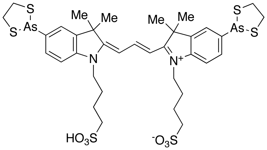 Bis(dithiarsolanyl)-bis(sulfobutyl) Cyanine 3