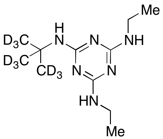 Bis(ethylamino)-tert-butylamino-s-triazine-d9