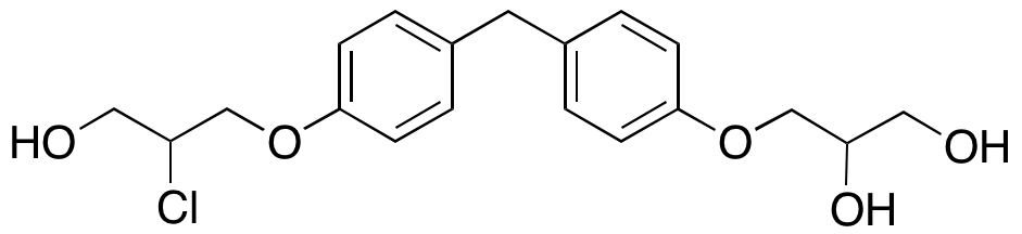 Bisphenol F 2,3-Dihydroxypropyl (2-Chloro-1-propanol) Ether