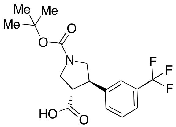 Boc-(±)-trans-4-(3-trifluoromethyl-phenyl)-pyrrolidine-3-carboxylic Acid