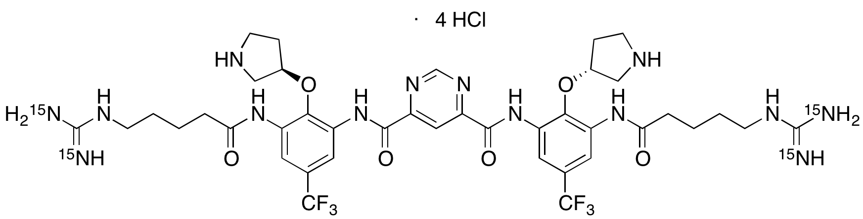 Brilacidin-15N4 Tetrahydrochloride