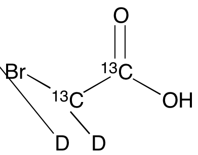Bromoacetic-1,2-13C2 Acid-d2