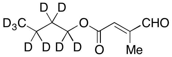 Butyl 3-Formylcrotonate-D9 (E/Z Mixture)