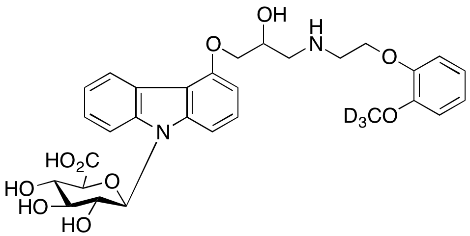 Carvedilol-d3 N-β-D-Glucuronide