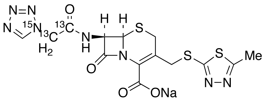 Cefazolin-13C2,15N Sodium Salt