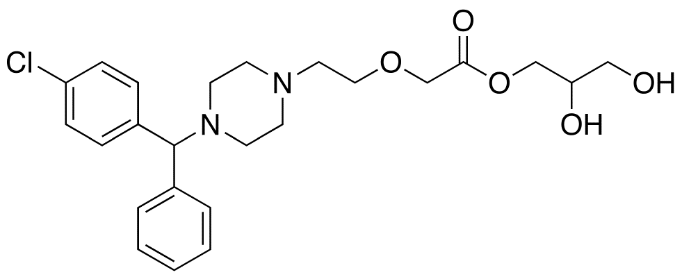 Cetirizine Glycerol Ester Dihydrochloride (Mixture of Diastereomers)