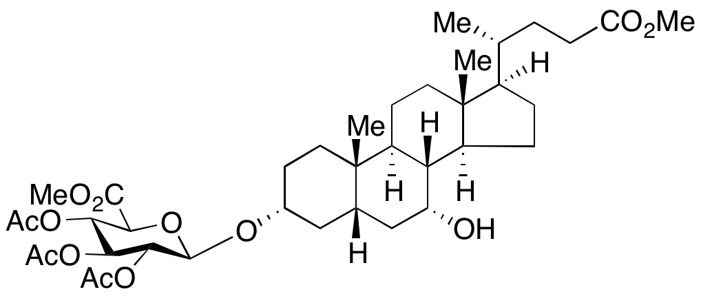 Chenodeoxycholic Acid Methyl Ester Triacetyl-β-D-glucuronic Acid Methyl Ester
