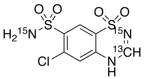 Chlorothiazide-13C,15N2