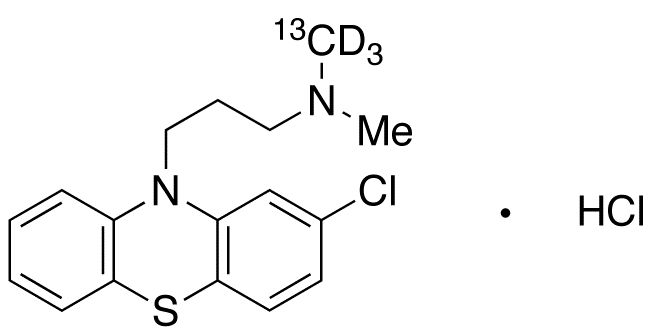 Chlorpromazine-13C,d3 Hydrochloride