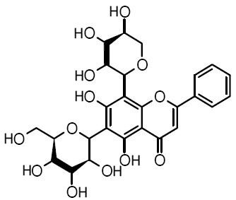 Chrysin 6-C-glucoside 8-C-arabinoside Chrysin 6-C-glucoside 8-C-arabinoside
