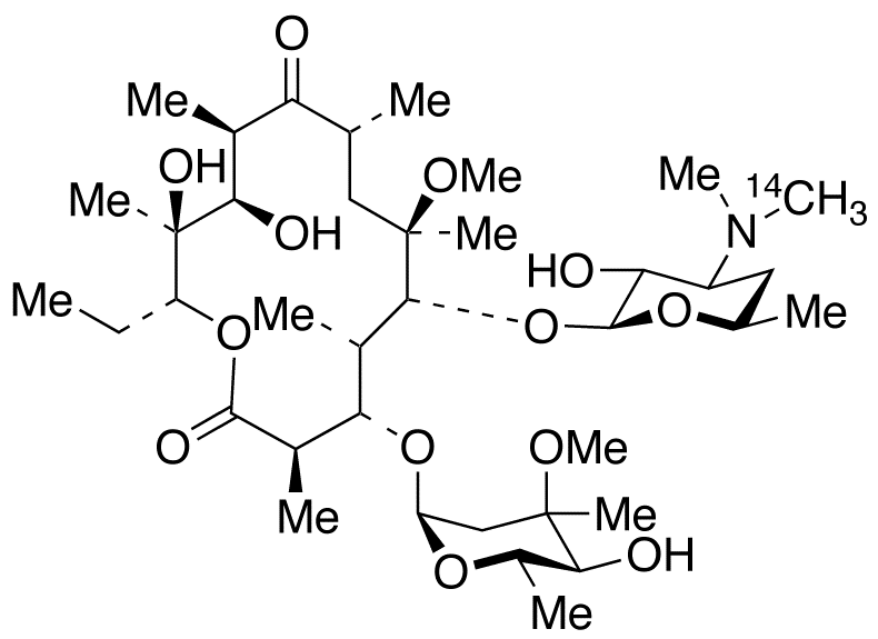 Clarithromycin-N-methyl-14C