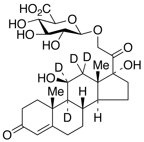 Cortisol-d4 21-β-D-Glucuronide