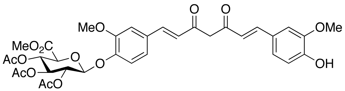 Curcumin β-D-Glucuronide Triacetate Methyl Ester