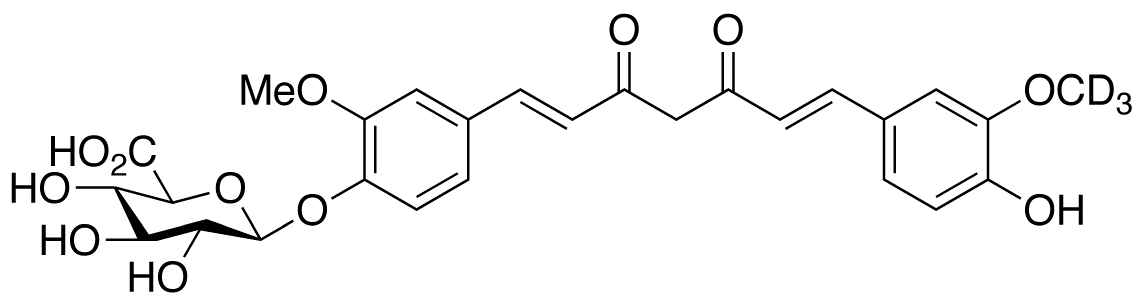 Curcumin β-D-Glucuronide-d3